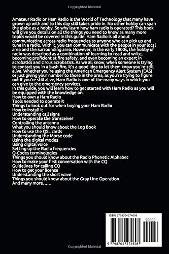 image for HAM RADIO: The Complete Start Up Guide for Beginners and Pro to Settin