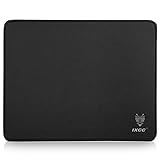 iXCC Gaming Mouse Pad/Mat with Textured Surface and Stitched Edges 13×10.2×0.2 inches - Black