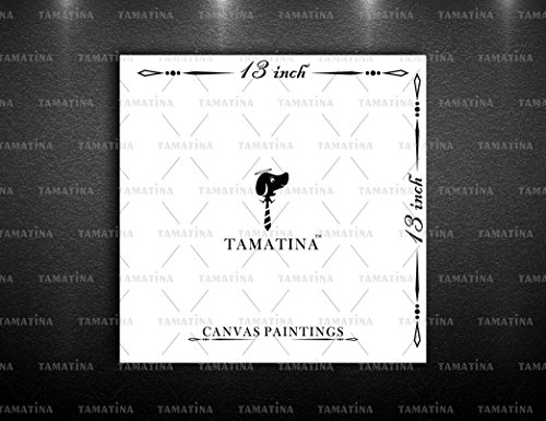Image of Tamatina Religious Art Canvas Painting | Radha Krishna| God Unframed painting for Home decor|size - 13X13 Inches.350