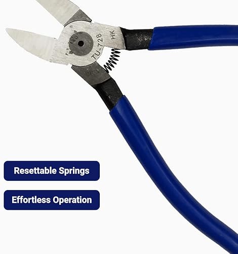 Miniatura 4 de Kadimendium Alicates diagonales Alicates de corte de acero al cromo vanadio Cortadores de cables de alambre eléctrico Cortadores de cables de