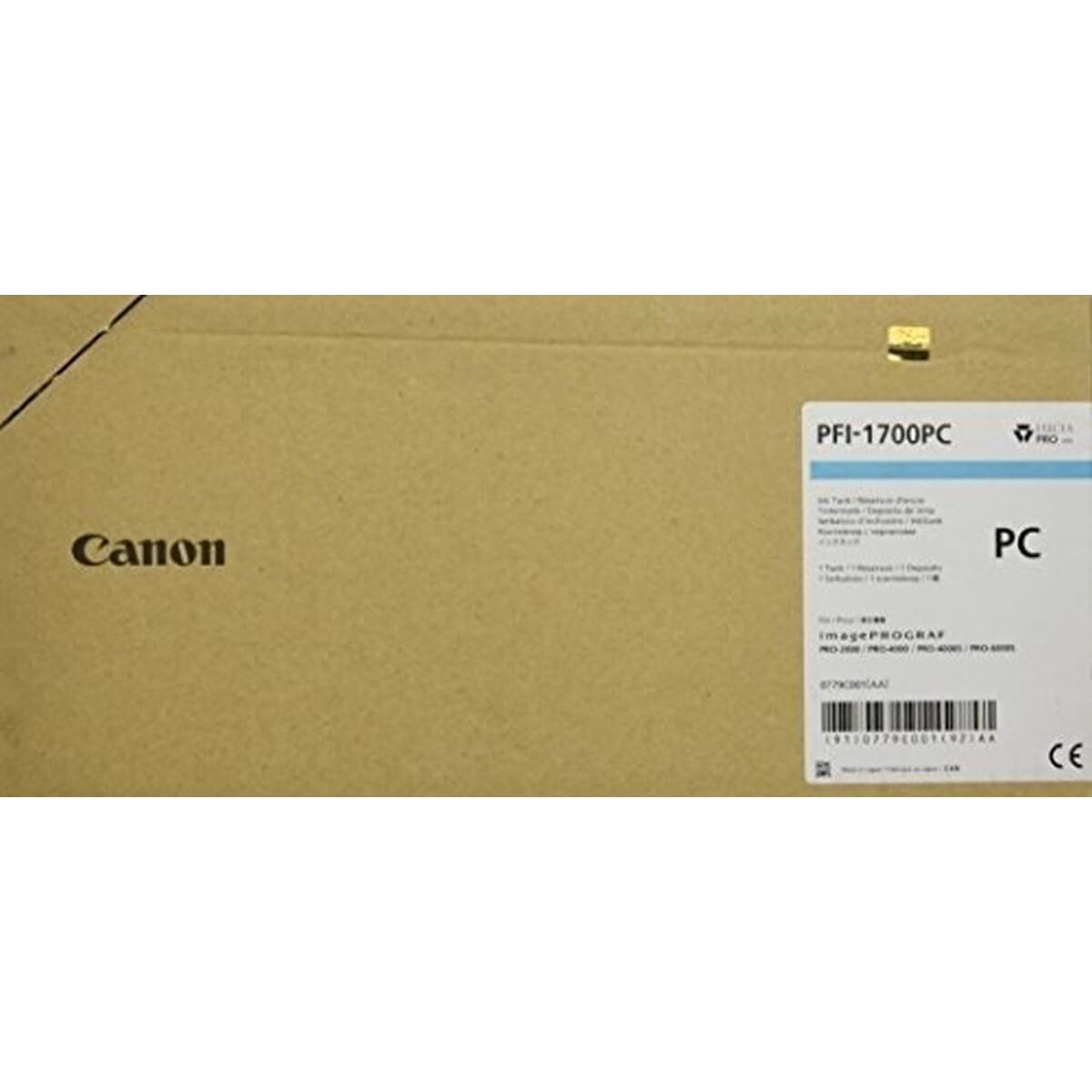 Canon PfI-1700 Pc - 700 Ml - Ciano Fotografico - Originale