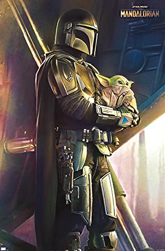 Trends International Star Wars: The Mandalorian - Held Wall Poster, 22.375