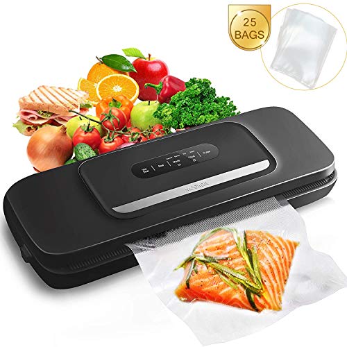Vacuum Sealer Machine for Food- Automatic Food Sealer for Food Savers w/Starter Kit