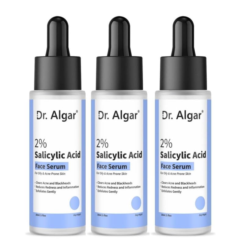 Image of Dr. Algar 2% Salicylic Acid Serum For Acne, Blackheads, Oil control & Open Pores, Serum For Clear Skin for Women & Men