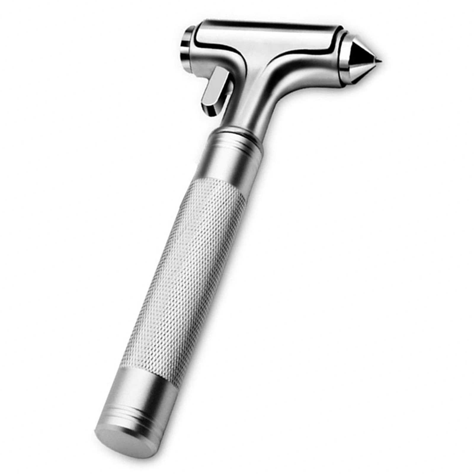 Xspring Car Window Hammer, 3-in-1 Car Emergency Escape Tool with Window Breaker and Seat Belt Cutter, Car Safety Hammer for Car, Home and Office (Silver)