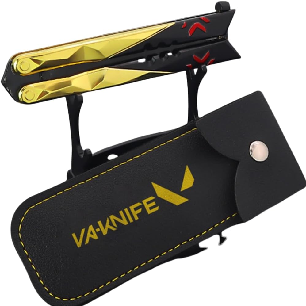 Game Valorant Champion Knife 2022 Bright Ruby Red Martial Arts Knife Game Collection Desk Decoration Backpack Pendant Gift