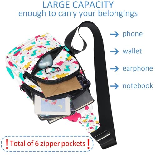 Bolsa impermeable para el pecho que protege tus cosas con un diseño de perro 6
