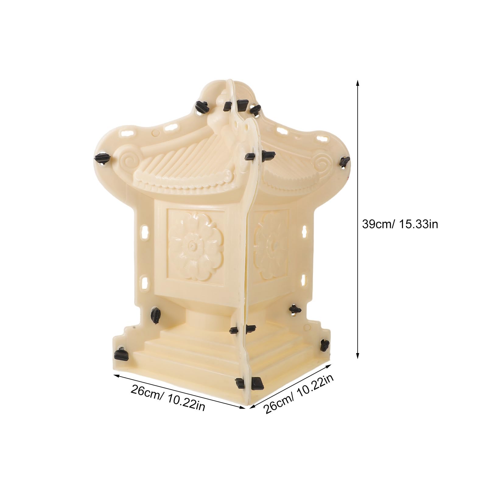 Stampo per Lanterna Pagoda in Cemento Plastico Riutilizzabile Giardino