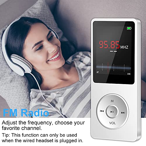 Mp3 Player With Bluetooth, Skybess 32Gb Portable Digital Lossless Mp3 Music Player With Speaker/Fm Radio/Voice Recorder/E-Book/Alarm Clock For Student Adult, Support Up To 128Gb (Headphone Included) #TOP5