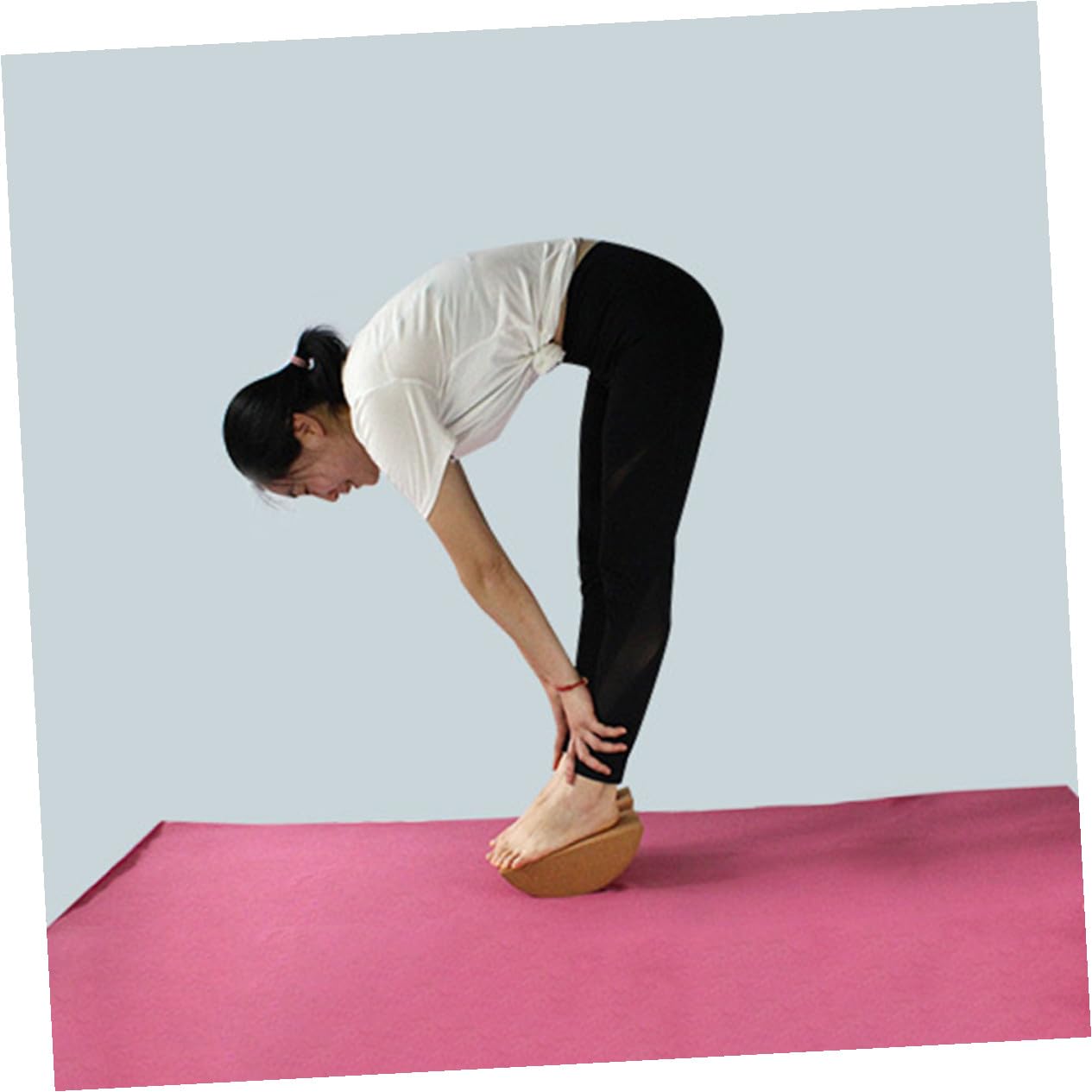 NOLITOY Bloque de Yoga Antideslizante de Corcho para Ejercicio Diario, Ladrillo Pequeño para Estiramiento y Relajación del Cuerpo en Uso Cotidiano