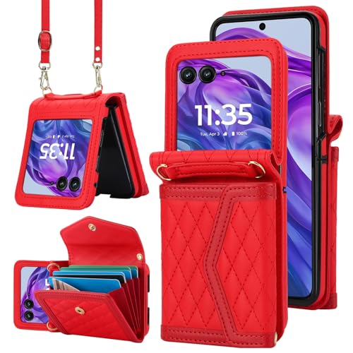 Coque Moto Razr 60 rouge idéale pour un style urbain actif
