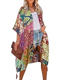 Moss Rose Women Summer Bikini Kimono Bathing Suit Cover Ups for Swimwear