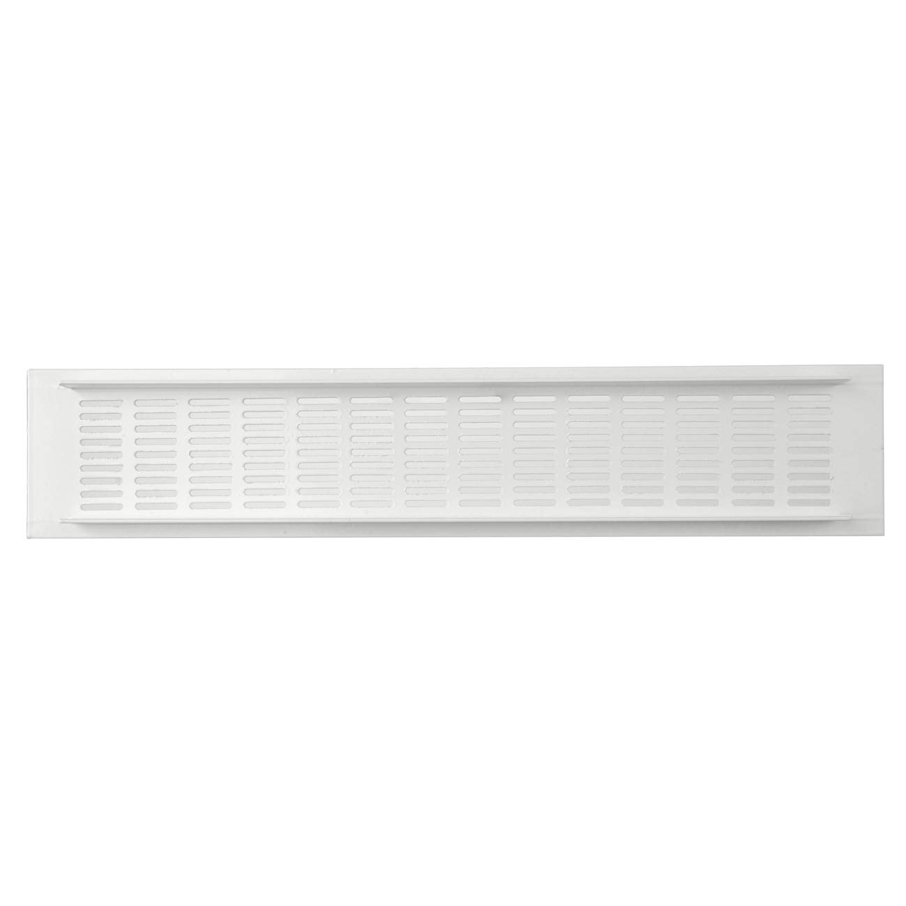 Ventilation GF408B Rectangle Ventilation Grille in White Painted Aluminium recessed, Dimensions 400x80 mm - Image 4