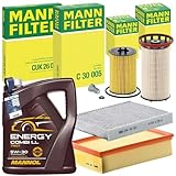 BandelOne enthält Mann Inspektionspaket+Mannol Nrg 5W30 Öl passend für...