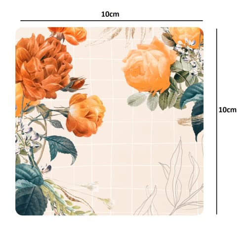 Image of Smartserve MDF Square Coasters Set, 10 * 10 cm, Set of 6