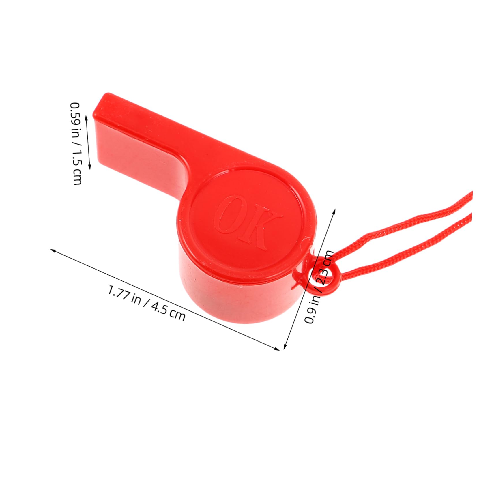 Mikikit 2sets Professional Referee Whistle Boys and Girls Party Whistles Sports Race 24pcs*2 Random Color