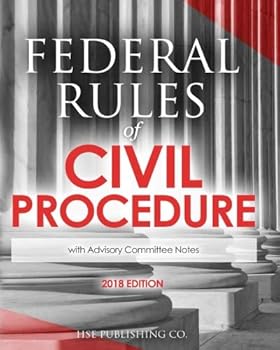 Paperback Federal Rules of Civil Procedure (2018 Edition): with Advisory Committee Notes Book
