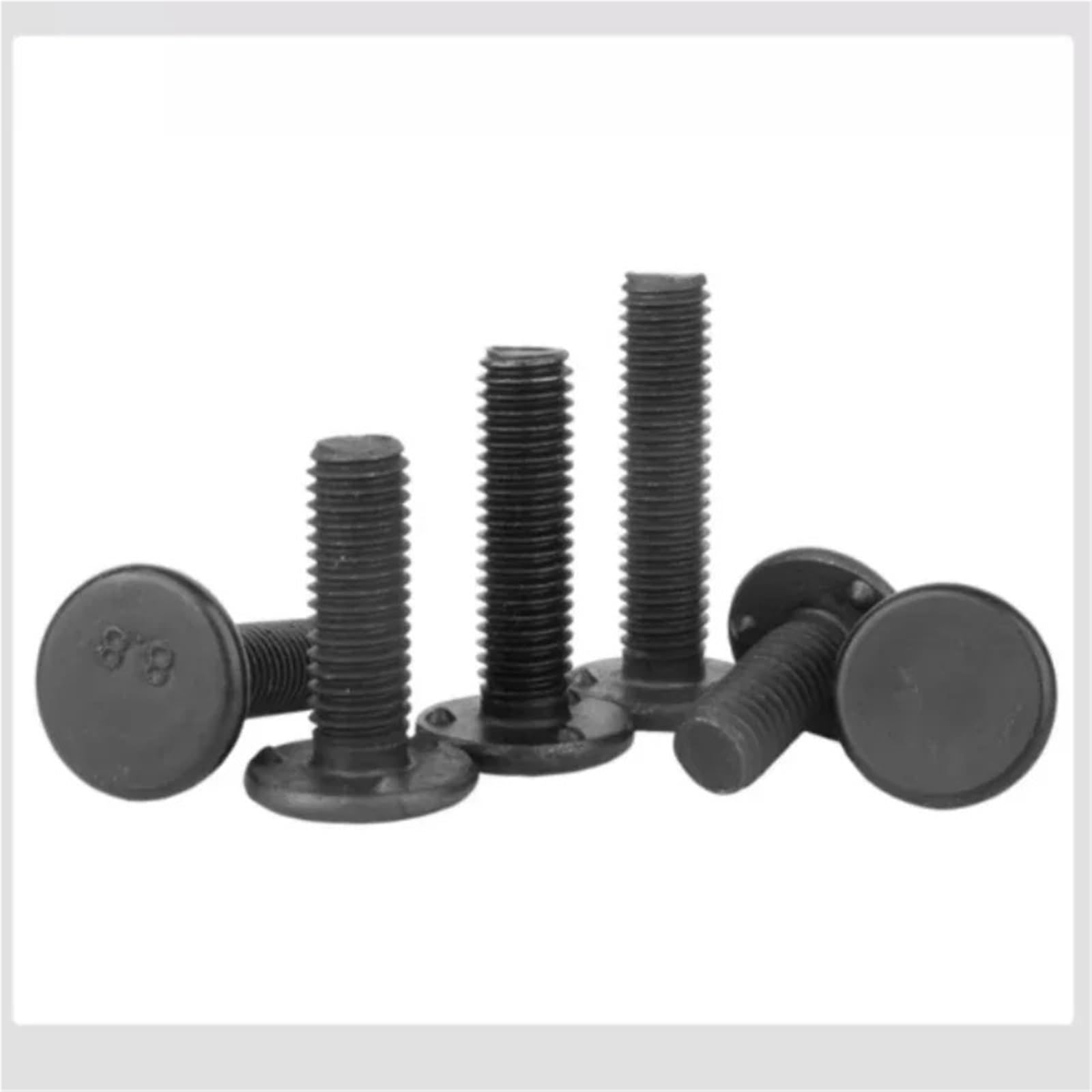 Prigionieri Di Saldatura Viti for saldatura in acciaio al carbonio M5 M6 M8 M10 a testa piatta Q198 perni for a tre punti for auto lunghezza 10-40 mm(M6x25(50pcs))