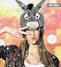DolliBu Donkey Plush Hat – Super Soft Fleece Stuffed Animal Beanie with Ear Flaps, Cozy Warm Winter Hat for Kids, Teens & Adults, Funny Costume or Everyday Wear – One Size