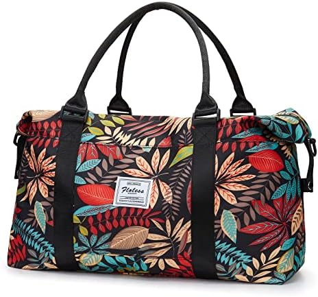 Travel Bag Sport Duffel Bag,Gym Tote Bag,Weekender Overnight Bag Carry on Bag Hospital Holdalls for Women with Wet Pocket