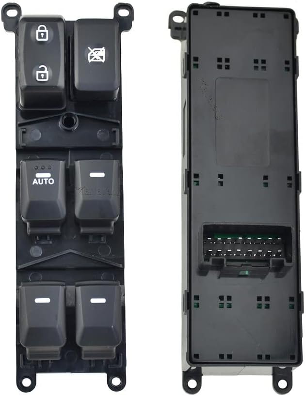 ウスイッチ 車フロント左ドライブサイドパワーウィンドウコントロールスイッチボタン ために 起亜 ために リオ (4 ドア) 2012