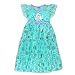 Disney Frozen Elsa Anna Girls' Fantasy Gown Nightgown Pajamas (4T, Blue/Purple)