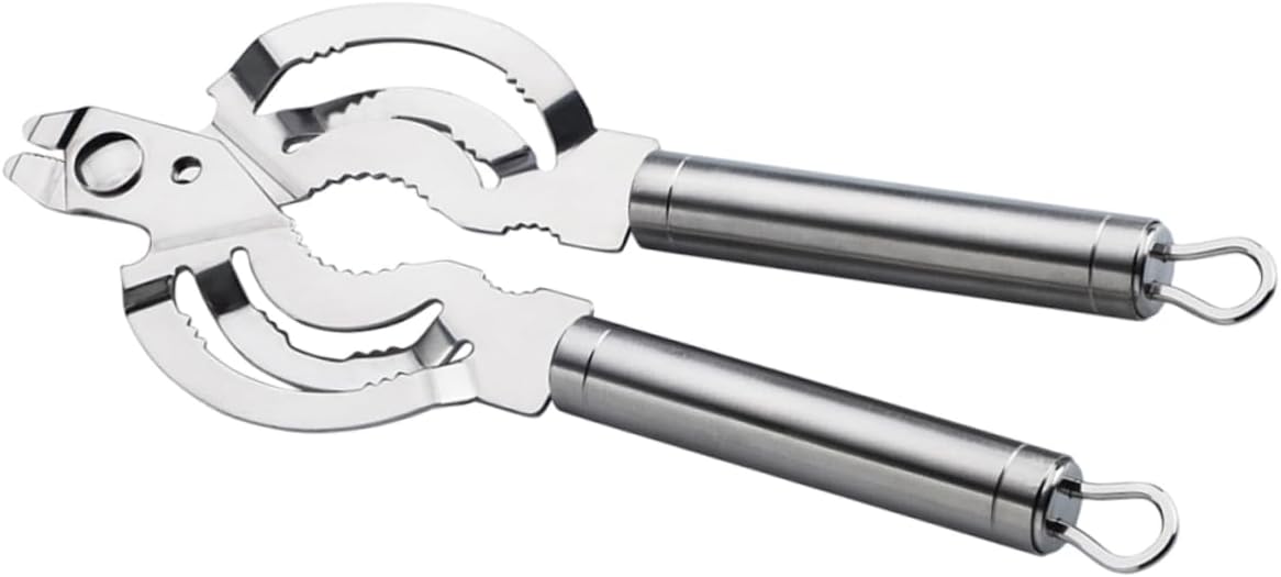 LIFKOME Stainless Steel Jar Opener Bottle Opener Beer Lid Remover for Home Bar