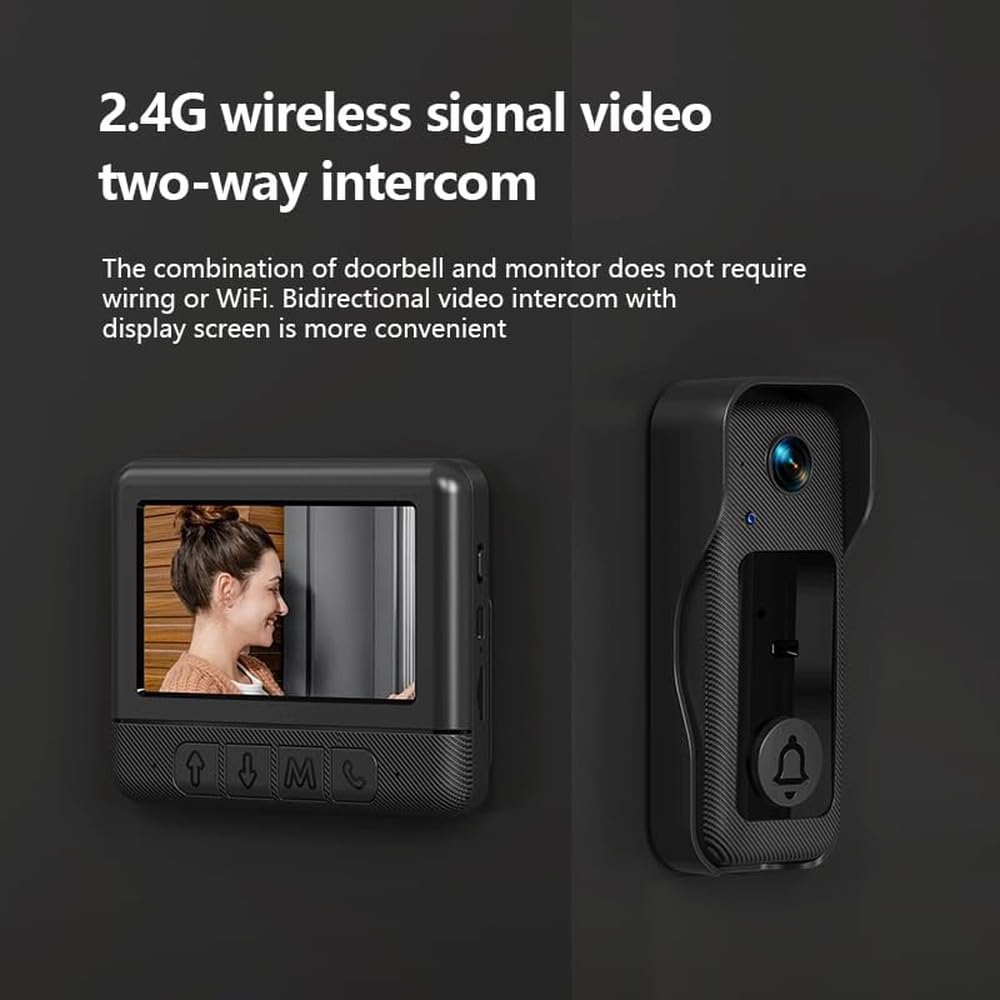 Sonnette vidéo PoE avec interphone vidéo