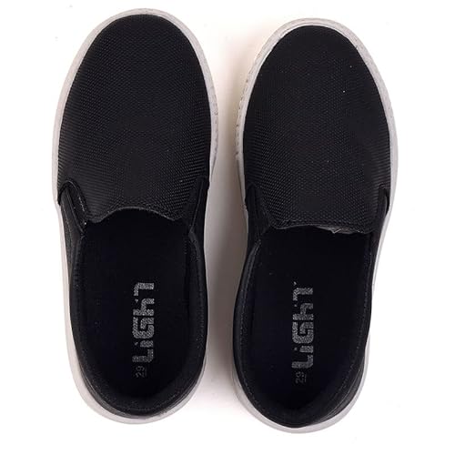 Sapatilha Infantil Tenis Calce Facil Meninos Casual Light Cor:Preto;Tamanho:34