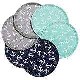  Windelmanufaktur wasserdichte und waschbare Stilleinlagen Set 4 lagig, 3 Paar - Made in Germany (Anker)
