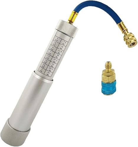 Miniatura 2 de Herramientas refrigerantes para inyector de aceite y tinte de aire acondicionado para automóvil con acoplador rápido a presión 14 "SAE, para