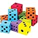 Colorful Large Dice 12-Pack