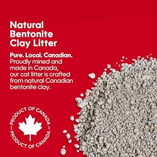 Litter Genie Light Unscented Clumping Cat Litter, Made in Canada, 8.4 kg | 20% Lighter Natural Clay, Fast-Clumping, Odour Control