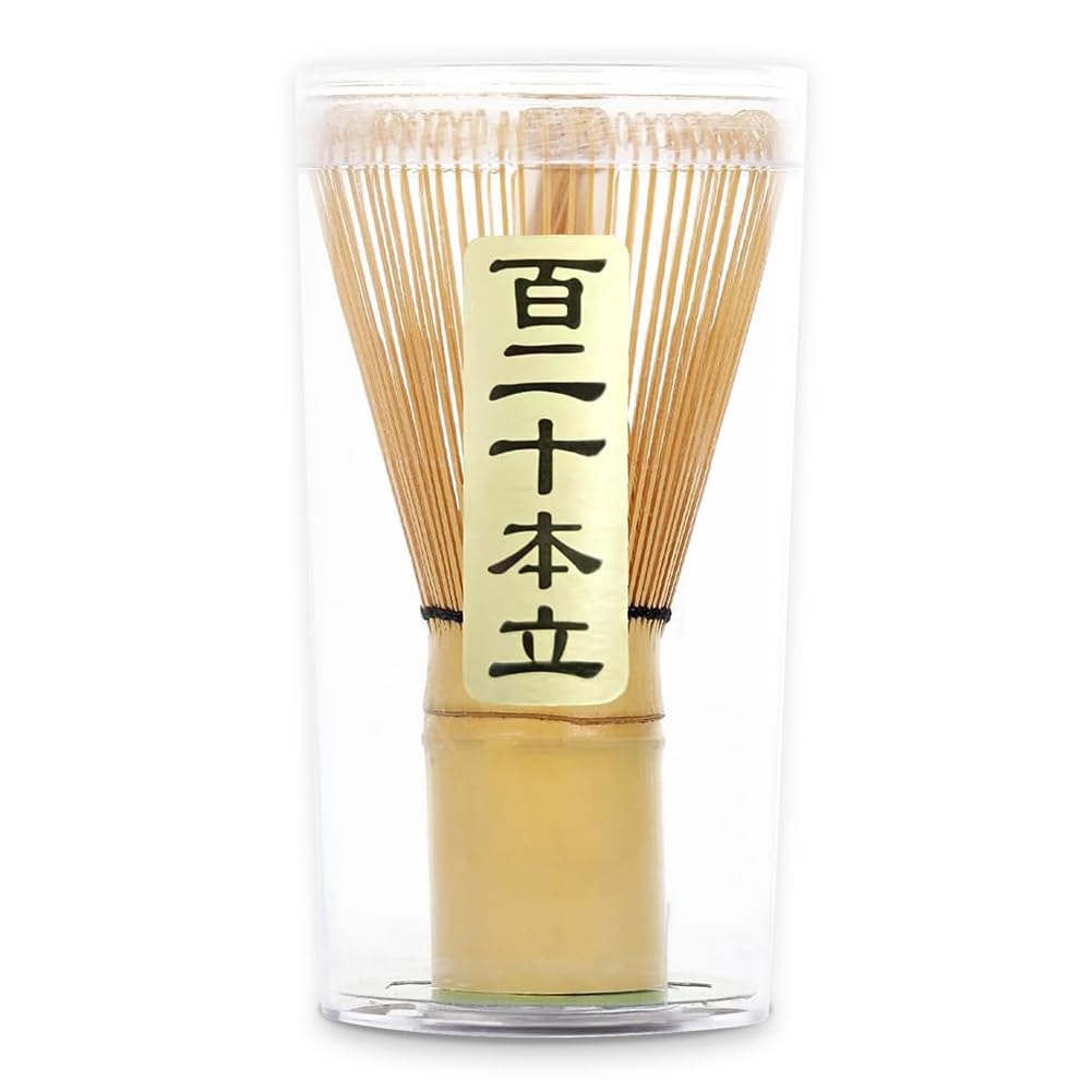 Aundhegrtt Traditional Japanese Chasen Whisk-Handmade Bamboo Stirrer for Matcha Tea Preparation