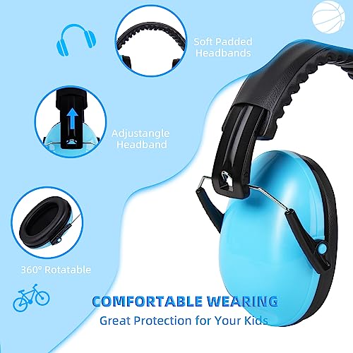 BOLIFIER Kids Ear Defenders,Safety Earmuffs Ear Protectors Noise Reduction Headphone Ear Protection Earmuffs for Boys Girls - Image 4