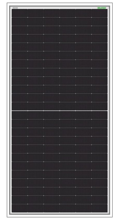 Image of WAAREE II 685 Watt Solar Panel G-12 II N-Type Bifacial Solar Panel II 132 Half-Cut Cell || N-Type Cells|| Aluminium Frame || 30 Years Performance Warranty,Pack of 1