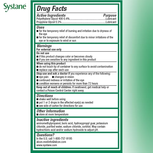 Systane Ultra Preservative Free Lubricant Eye Drops for Dry Eye, 0.34 Fl Oz - image 3