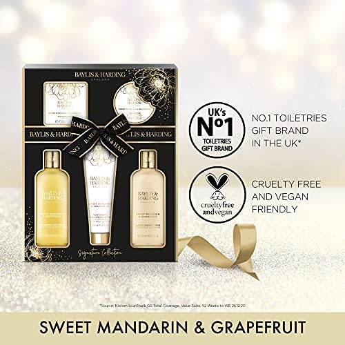 Baylis & Harding Sweet Mandarin & Grapefruit Perfect Pamper Gift set - Vegan Friendly