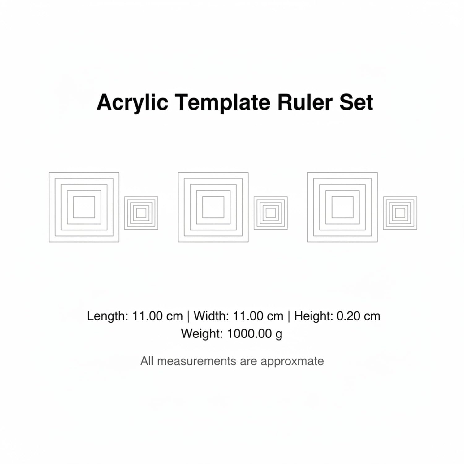 Reglas de Acrílico