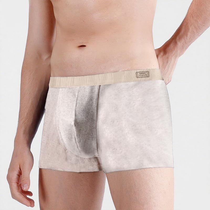 1 Pcs Men's Cotton Boxer Briefs,Wicking Underwear,Comfortable,Soft,Breathable,Regular,Purple