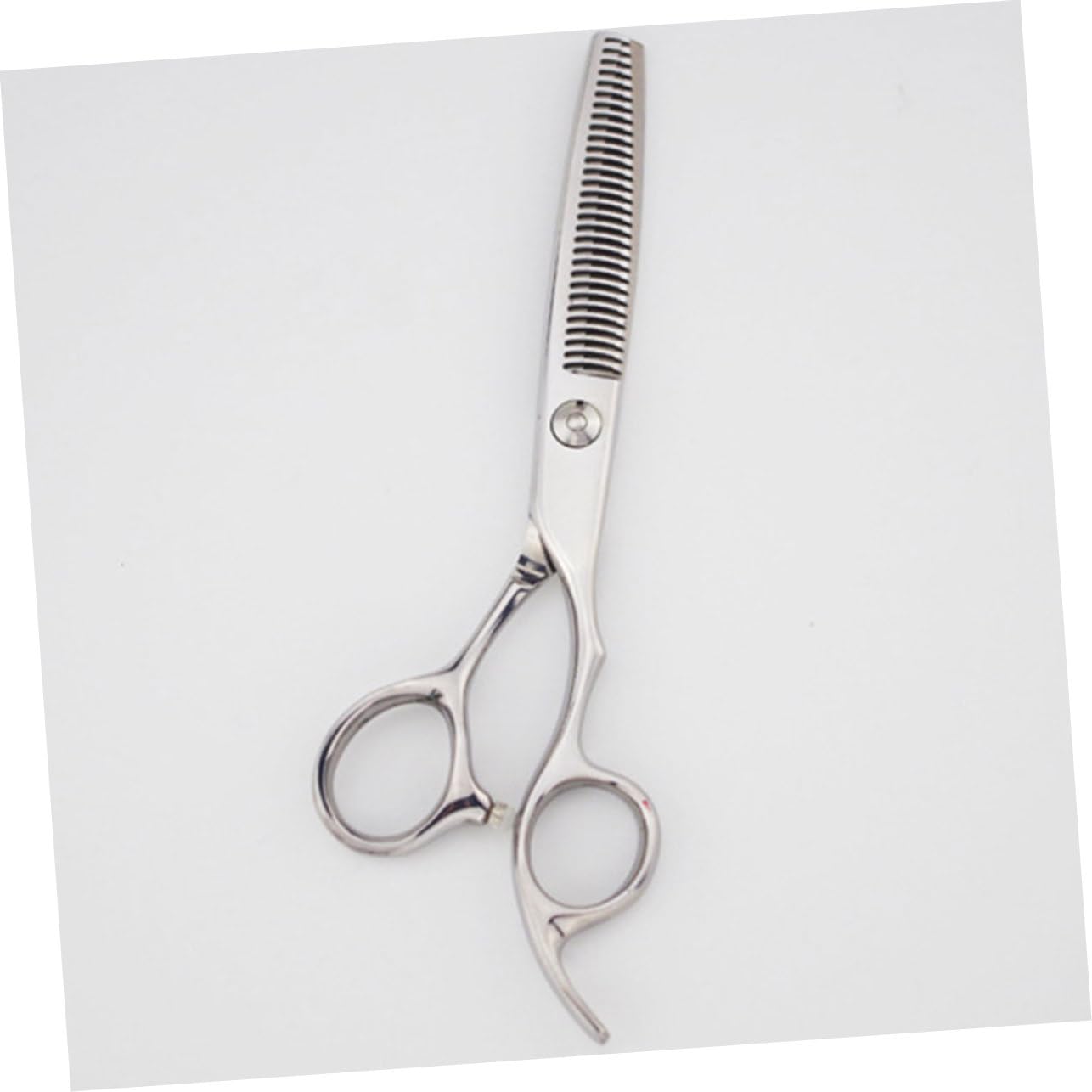 POPETPOP Forbici da Parrucchiere Professionali in Acciaio Inox, 3 Pezzi, Taglio Dentato per Sfoltire, Sicure e Comode, Uso Salone e Casa