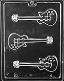 Grandmama's Goodies J110 Electric Guitar Chocolate Candy Mold with Exclusive Molding Instructions