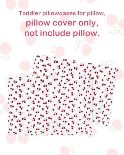 Image of ALVABABY Toddler Pillowcases 2 Pack Muslin Cotton Kids Pillow Cover Fit 13 inchx 18 inch or 12 inchx16 inch Envelope for Girl Boy Travel 2TPM01A