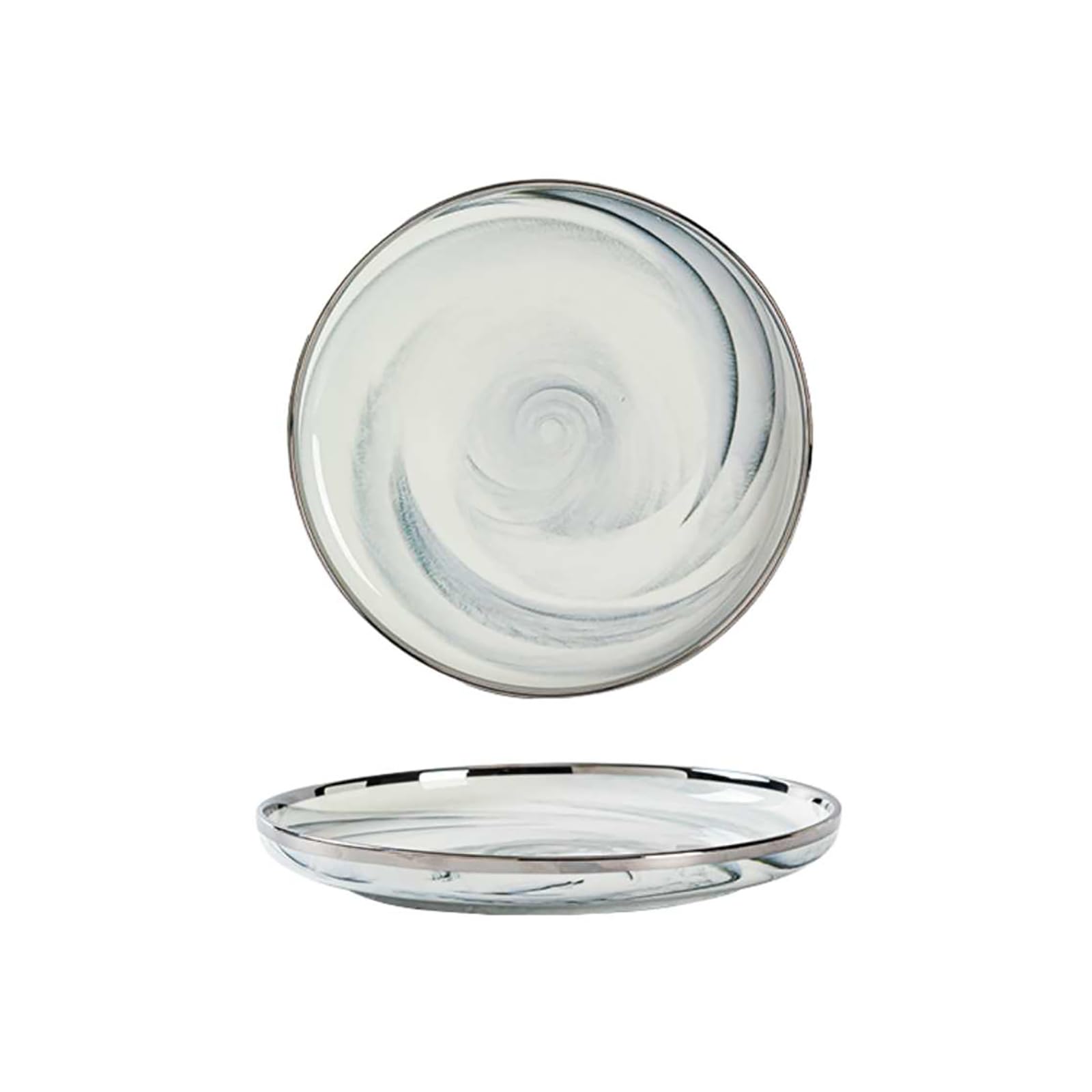 Haushaltsgeschirr-Set, einfaches Persönlichkeitsgeschirr, 25,4 cm, flacher Teller