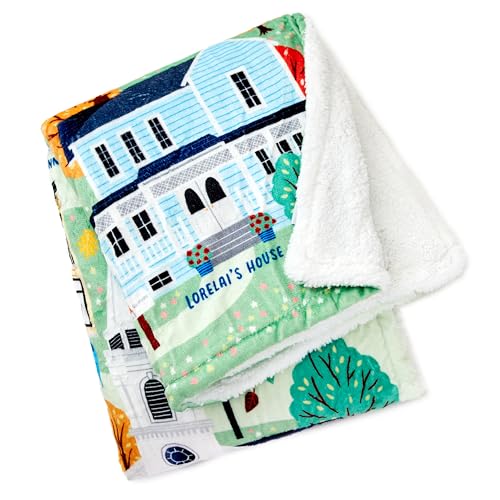 Hallmark Gilmore Girls Stars Hollow Map Blanket, 50