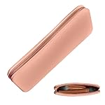 brush bubble silicone makeup brush holder travel case- A storage & makeup bag organizer for brush sets & makeup tools to protect make up accessories & bag, Rose Pink (7.8 * 3.15 * 1)