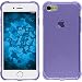 Produktbild PhoneNatic Case kompatibel mit Apple iPhone 8 Plus - lila Silikon Hülle Shock-Proof + 2 Schutzfolien