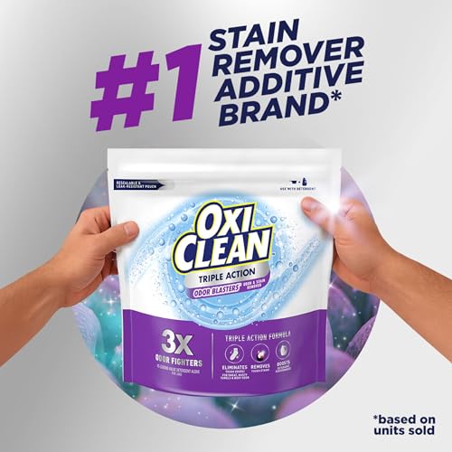 OxiClean Triple Action Odor Blasters and Stain Remover Powder, 4 lbs - image 9