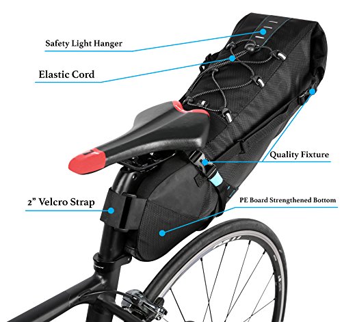 Bolsa de Selim Roswheel Attack Impermeável 10 Litros Mtb Speed