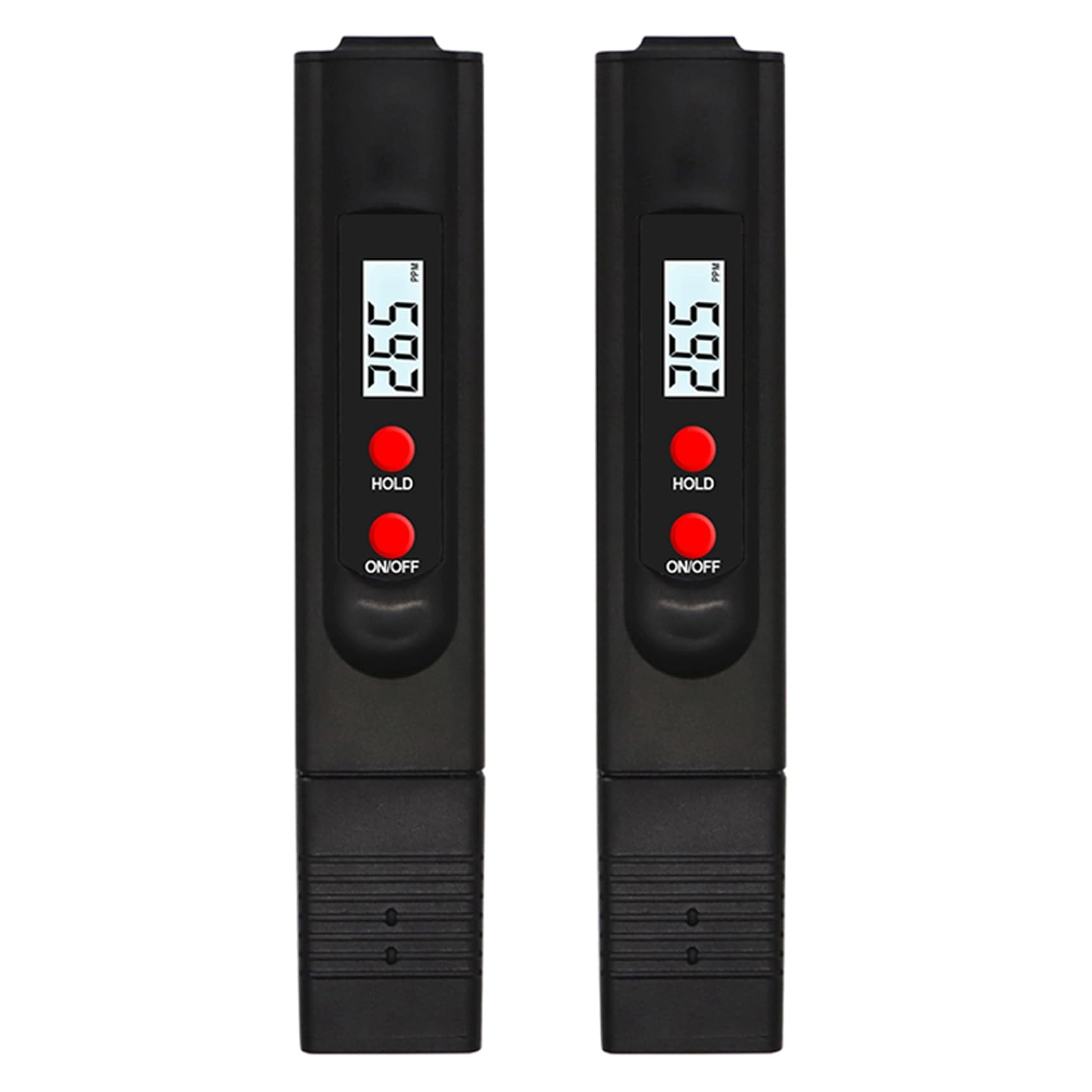 Jnchdghwa Black 2X High Water Hardness Instrument Ec Tds Tester Ph Meter Aquarium Pool Water Quality Purity Testing Pen